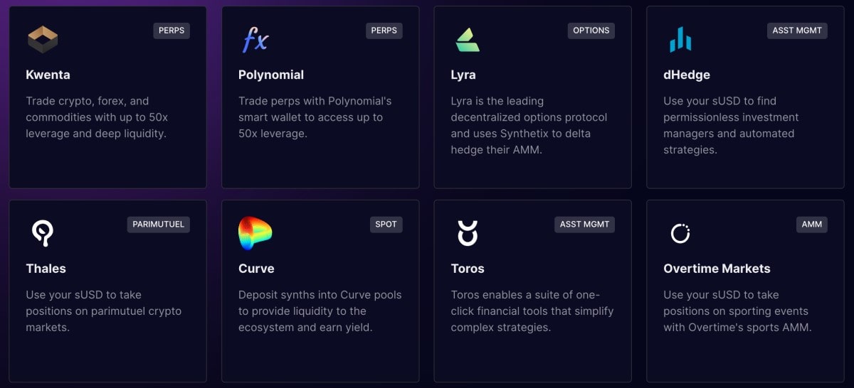 Synthetix Network Token Projects