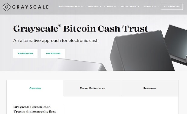 Ein Bitcoin Cash Trust