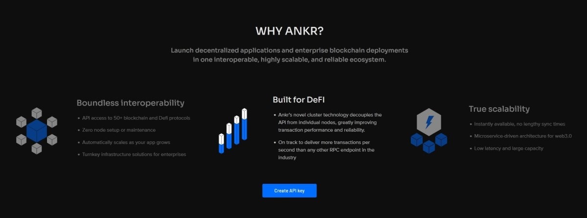 Ankr's features