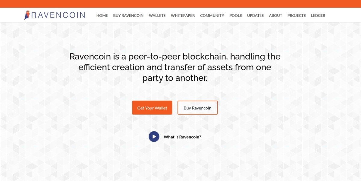 Ravencoin's website