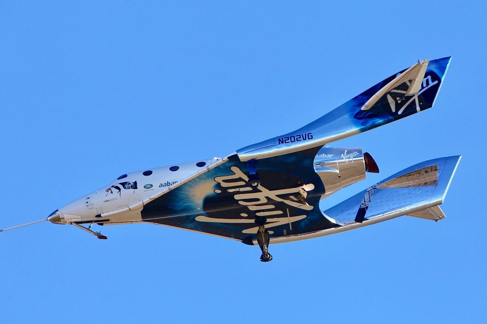 Virgin Galactic aircraft.