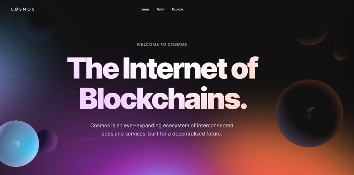 The Cosmos project's website