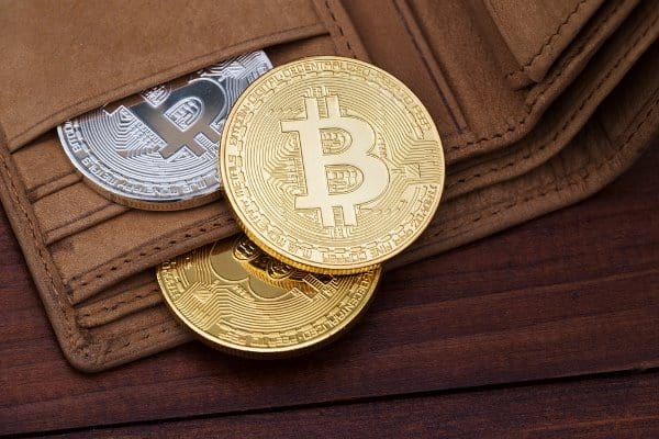 Eine Bitcoin-Wallet, zu wörtlich genommen
