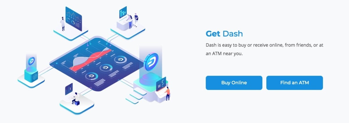 Dash can be freely purchased in any convenient way.