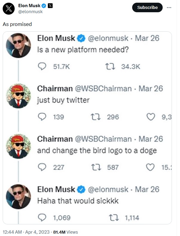 Image source: twitter.com/elonmusk