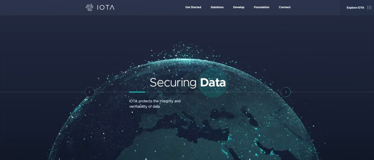 IOTA's website