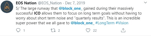 Goals for Block.one's one-year-token distribution campaign. 