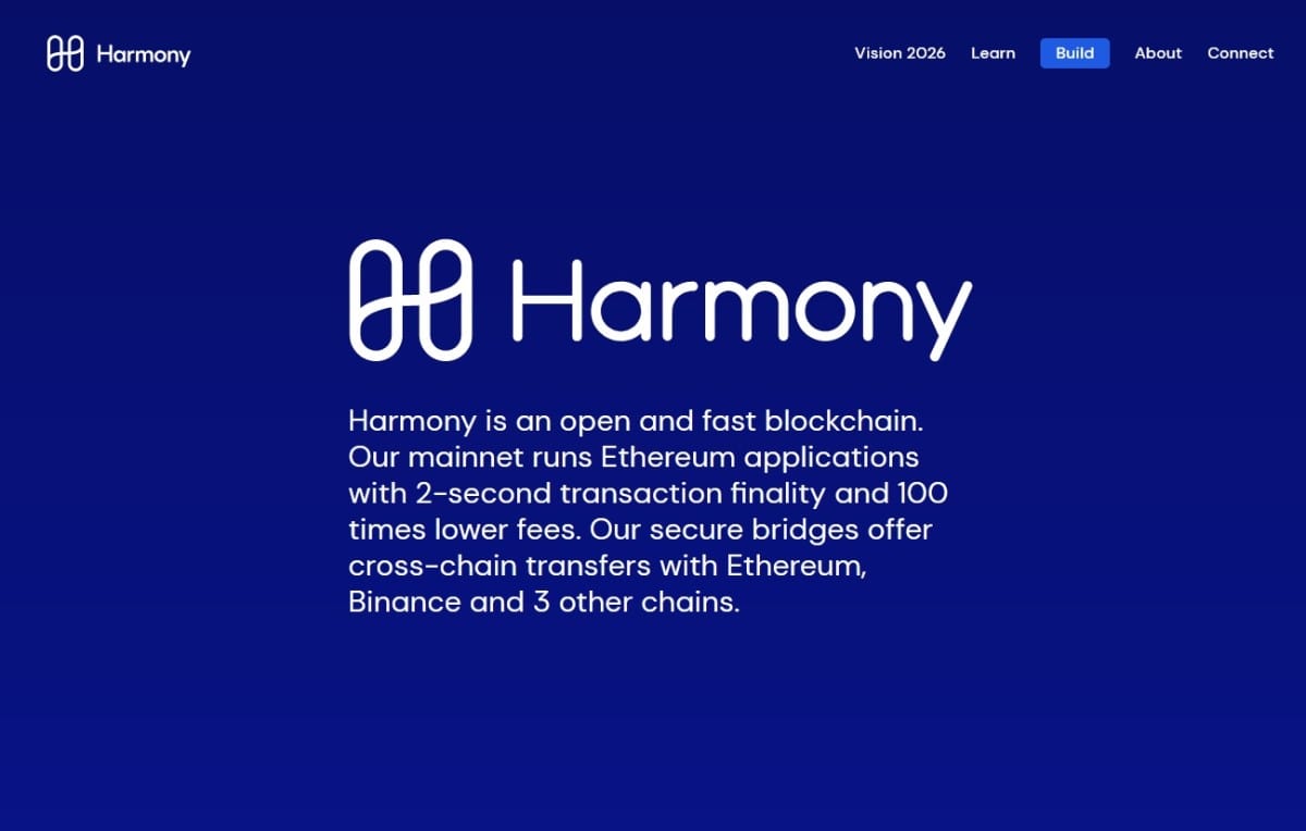 Harmony's website