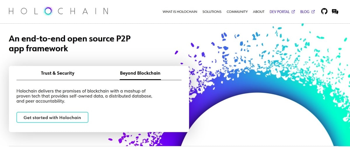 Holochain's website