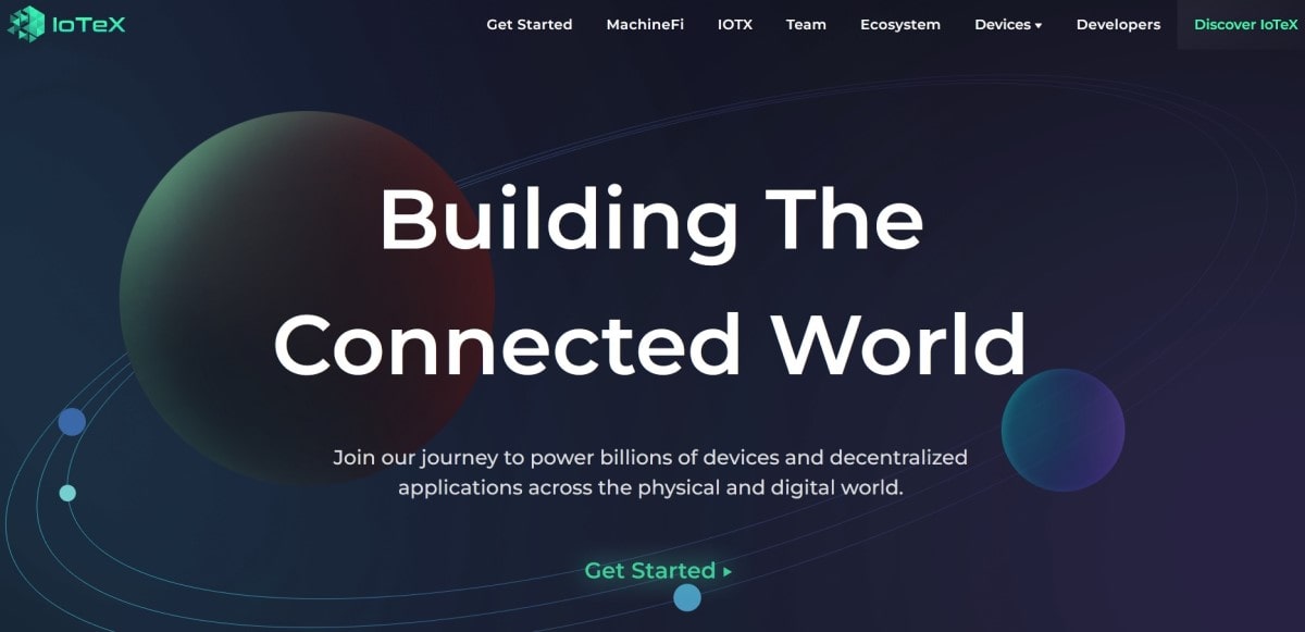 IoTeX' website