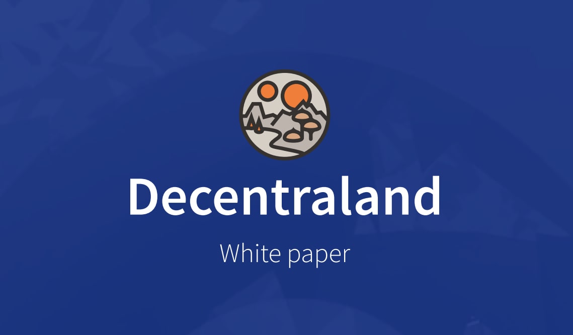 Decentraland white paper