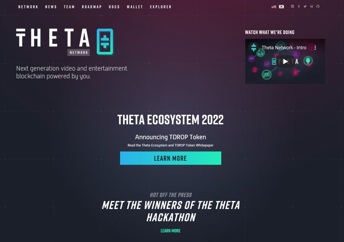 Theta's website