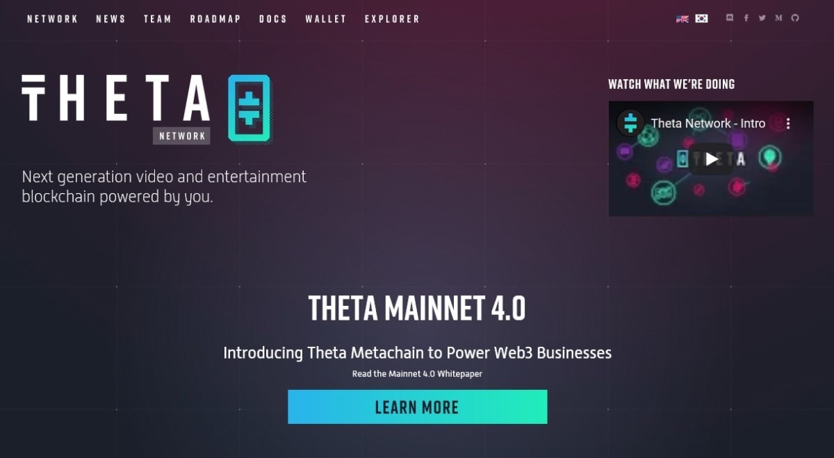 Theta's website