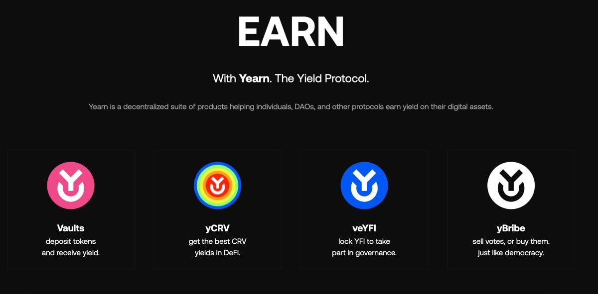 Yearn Finance crypto