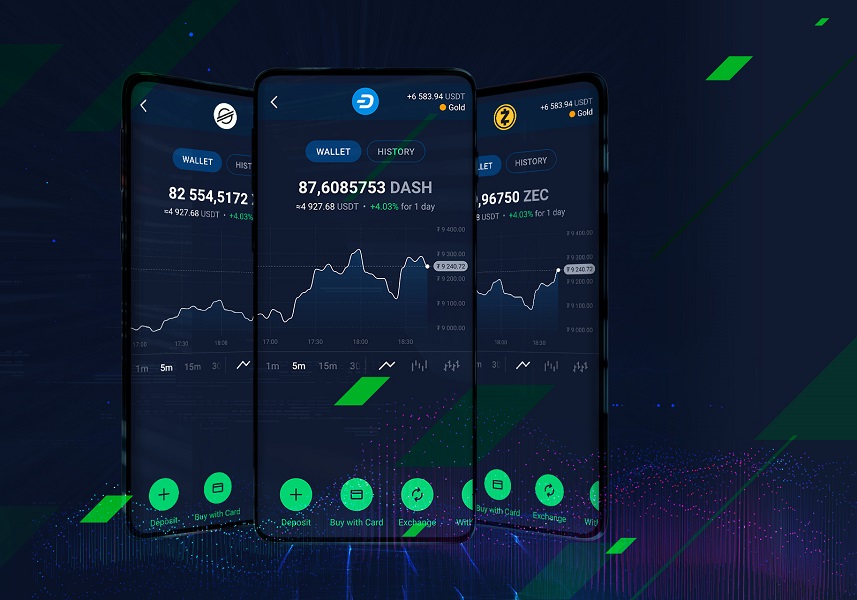New crypto wallets dash view wallet