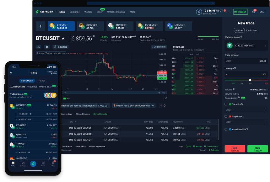 Crypto Exchange, Bitcoin Exchange, Bitcoin Trading