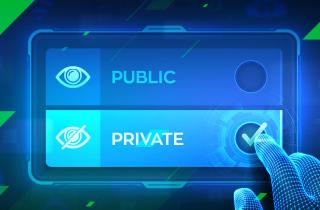 The difference between public key and private key cryptography