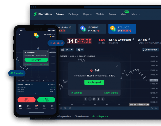 trading application